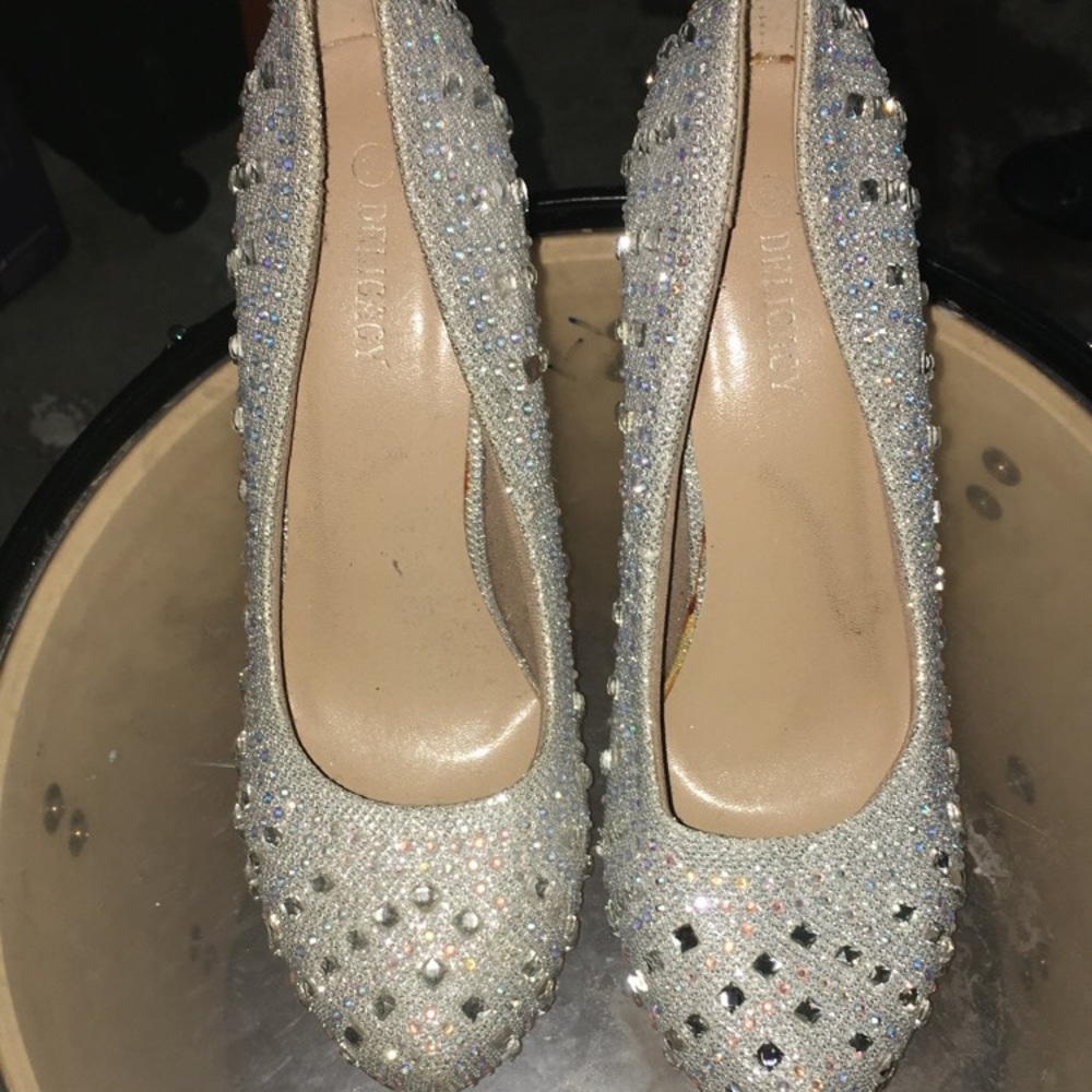 Sparkly heels